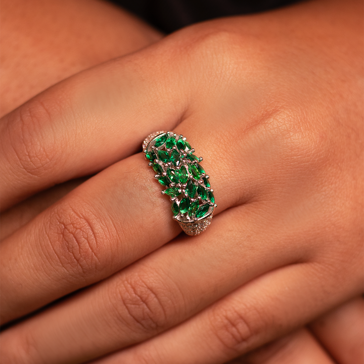 Emerald Vine Ring