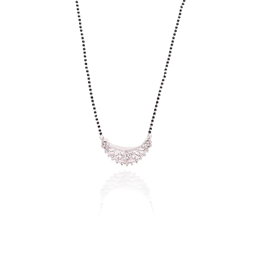 Silver Love Bond Mangalsutra