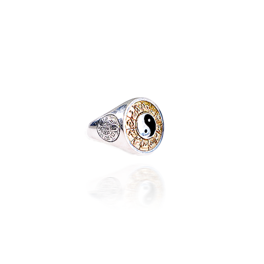 Yin-Yang Mandala Ring For Him