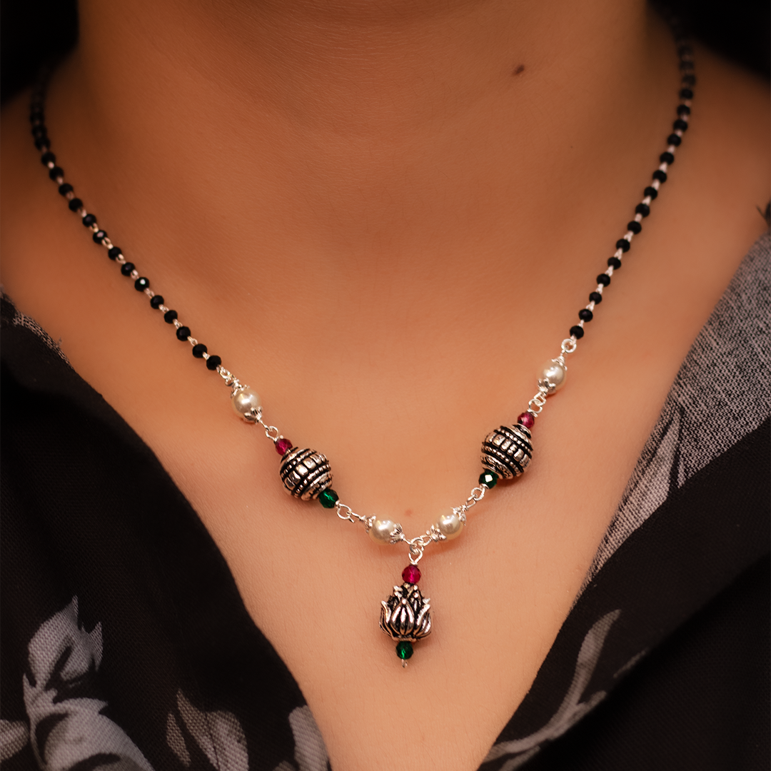 Silver Antique Indian Mangal Sutra