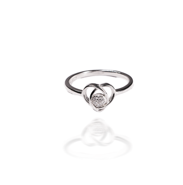Silver Heart Ring