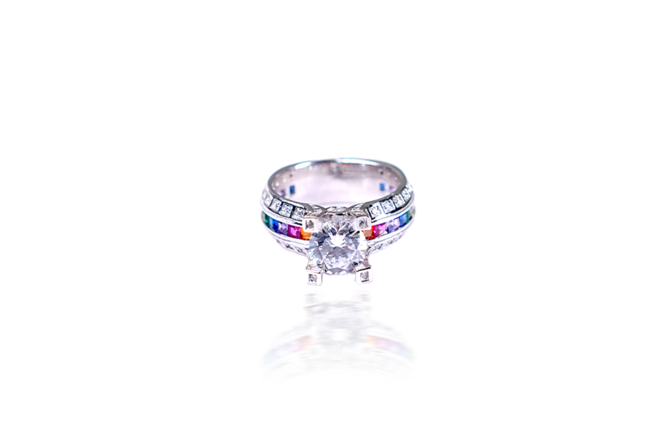 Celestial Rainbow Star Ring