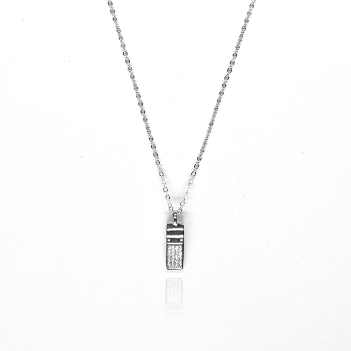 Spark Whisper Pendant with Link Chain