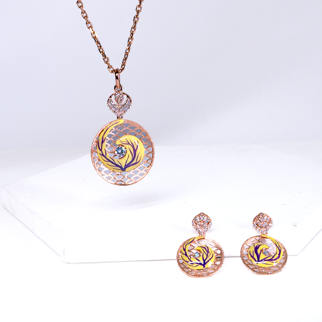Rose Gold Bloom Harmony Set