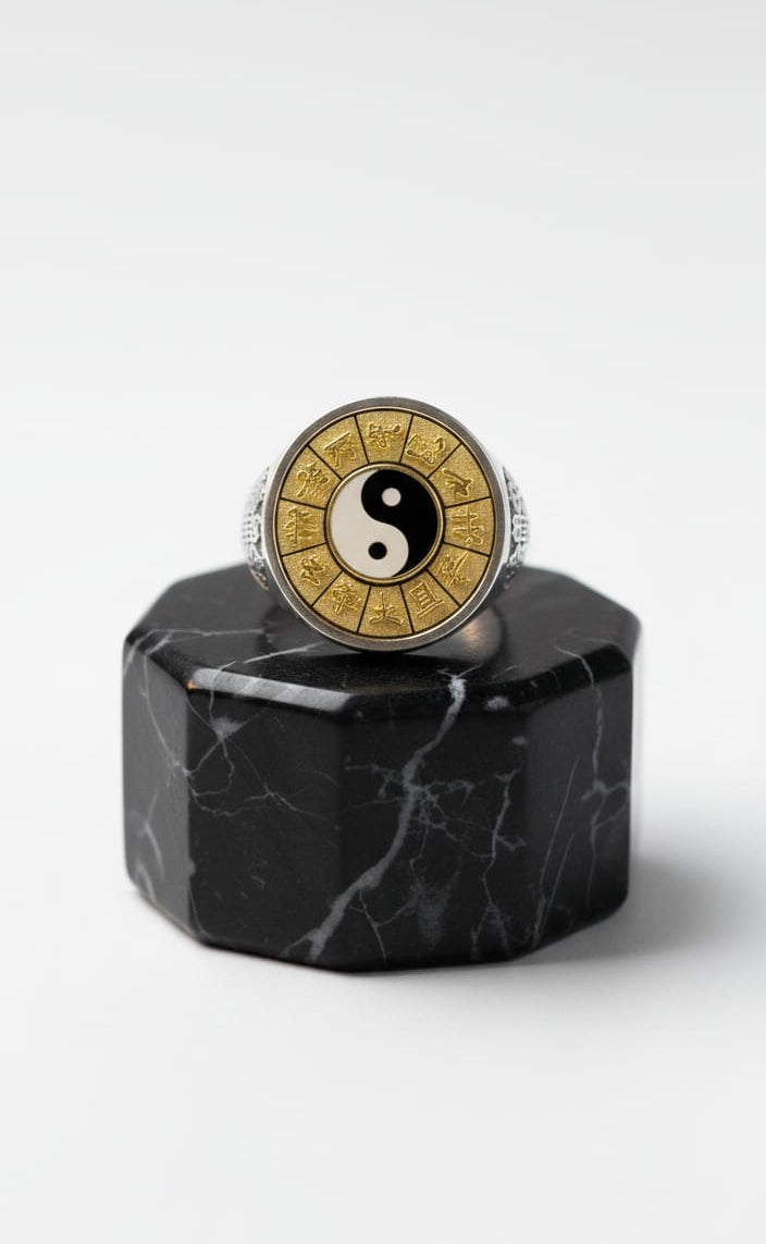 Yin-Yang Mandala Ring For Him