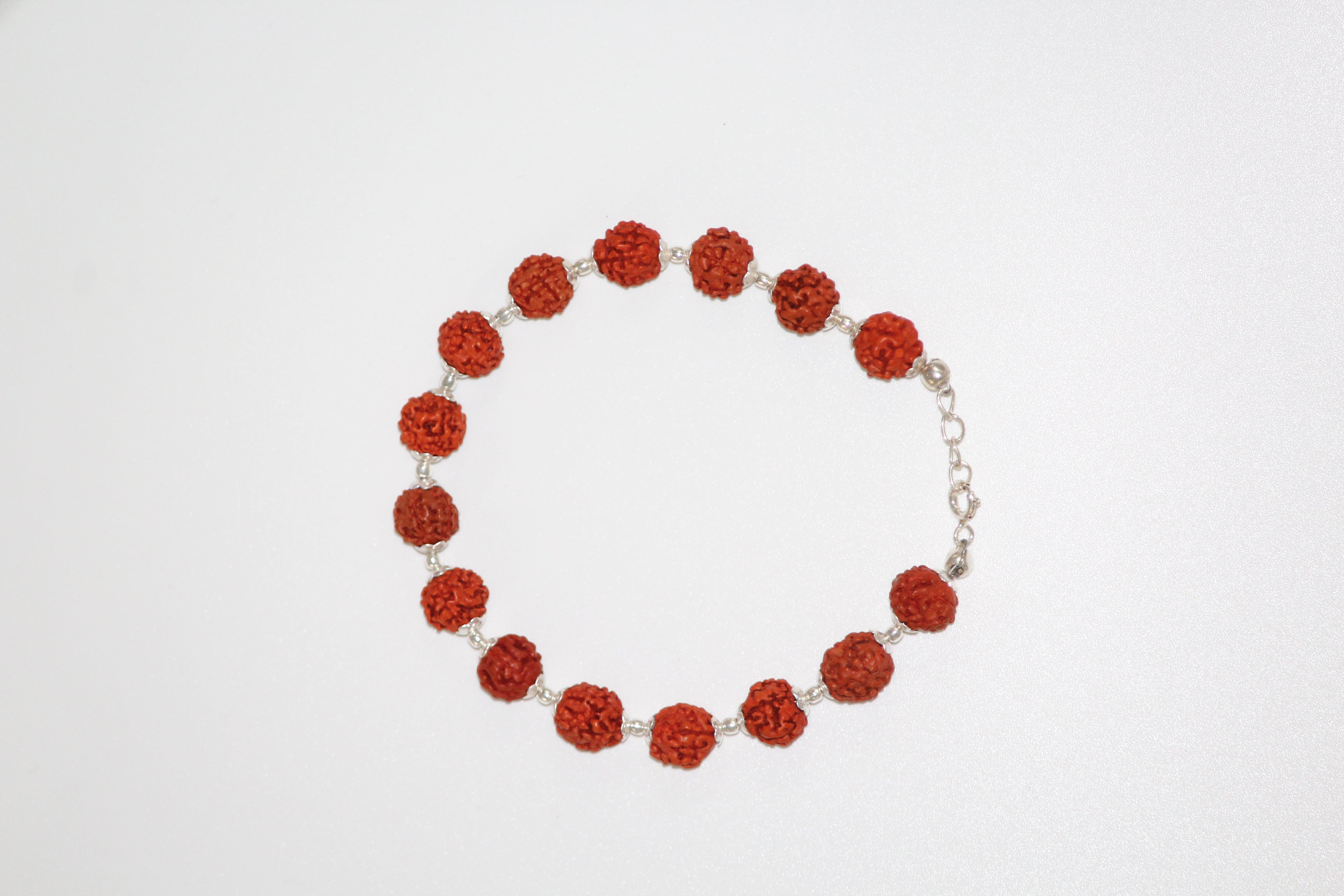 SILVER RUDRAKSHA BRACELET FOR HIM