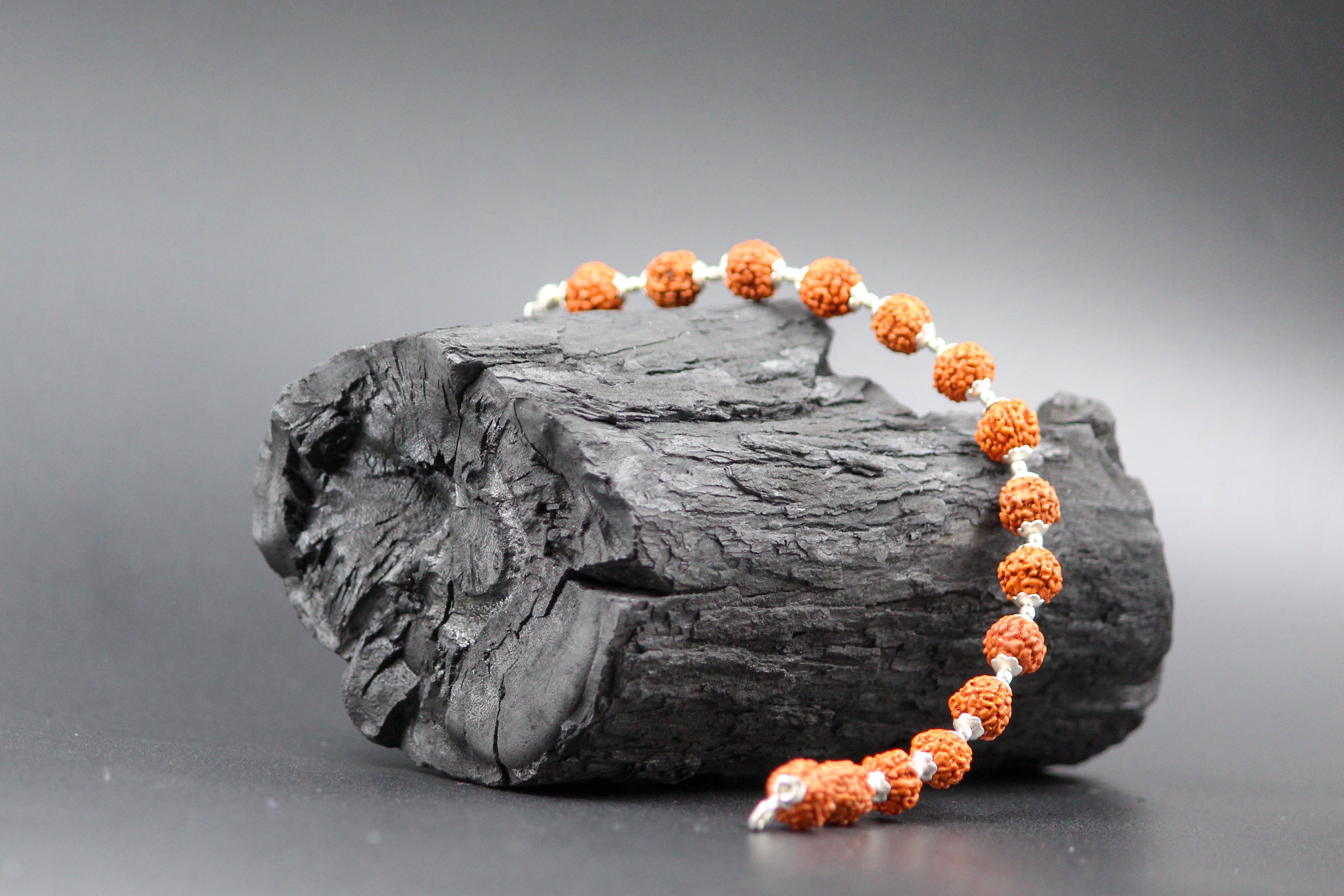 SILVER RUDRAKSHA BRACELET FOR HIM
