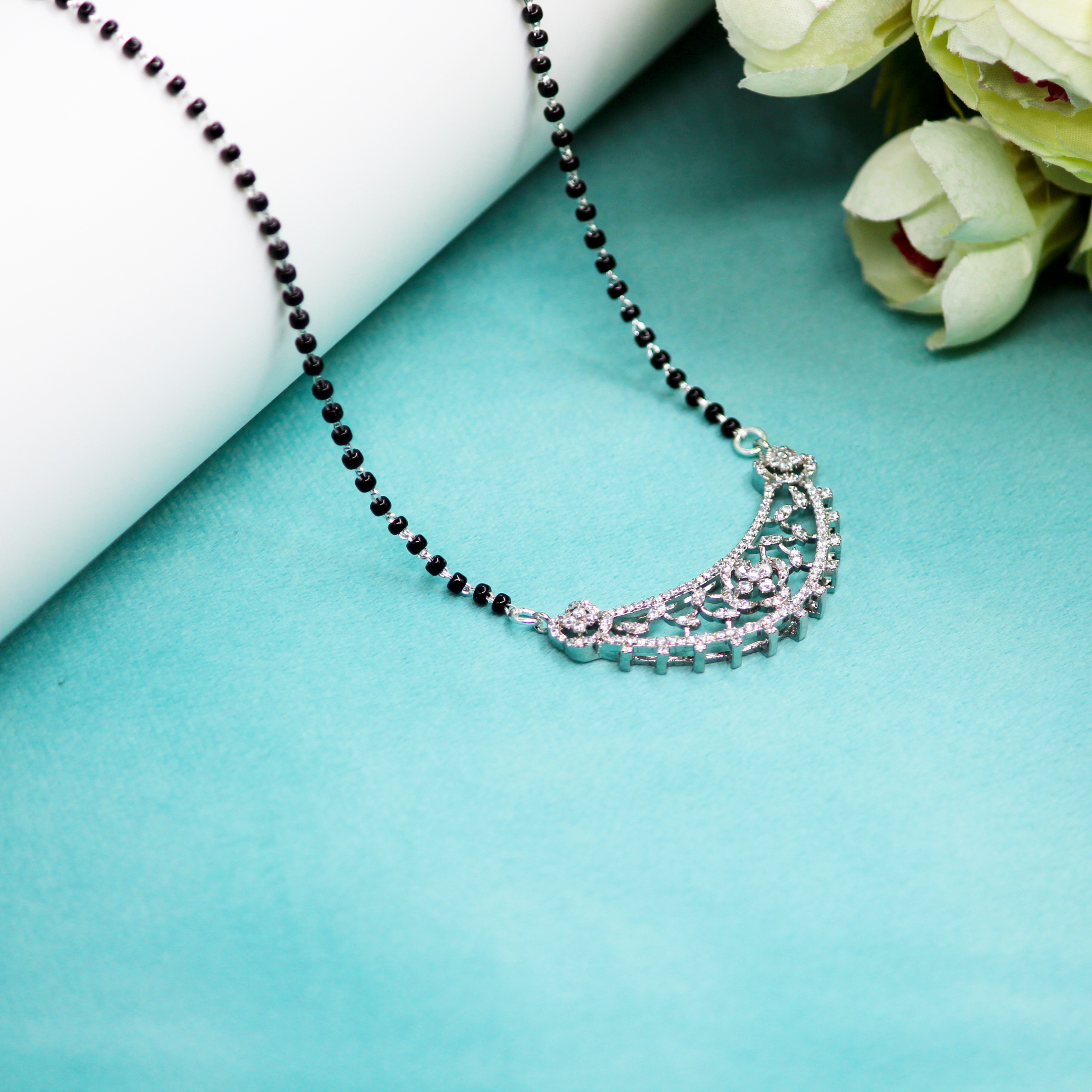 Silver Love Bond Mangalsutra