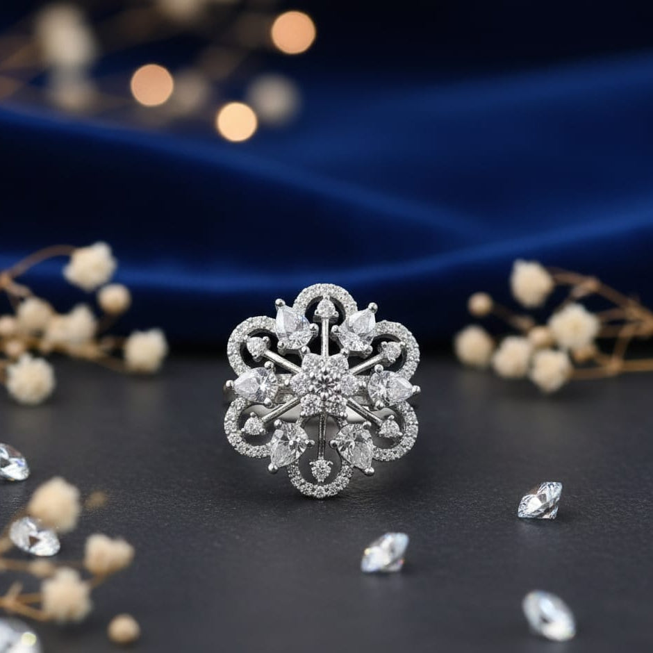The Eternal Snowflake Ring