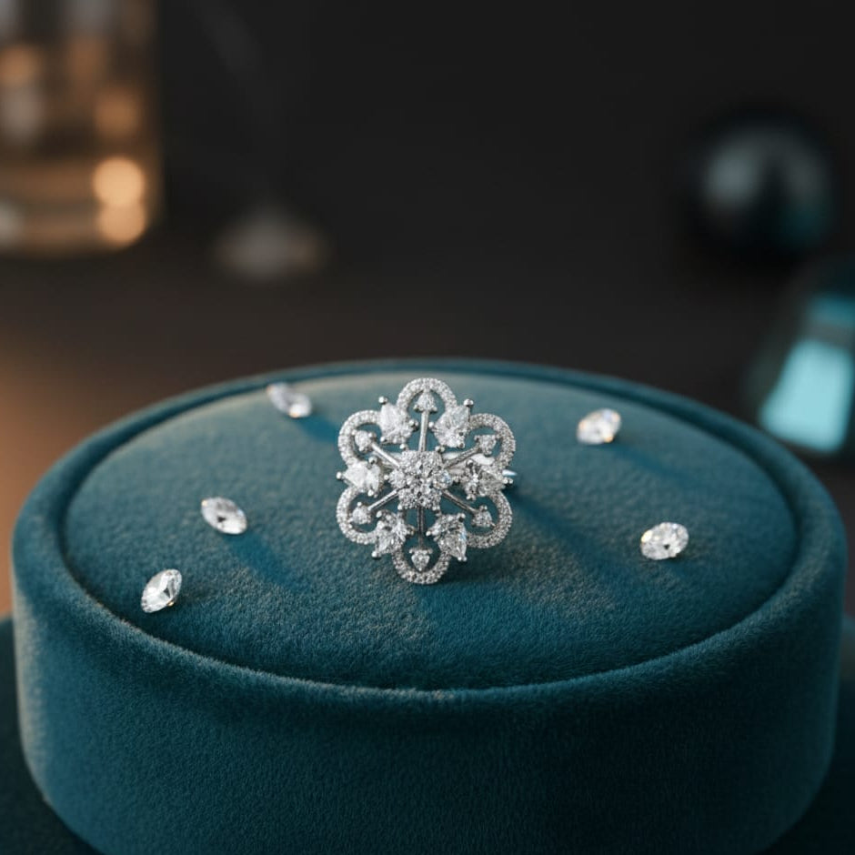 The Eternal Snowflake Ring