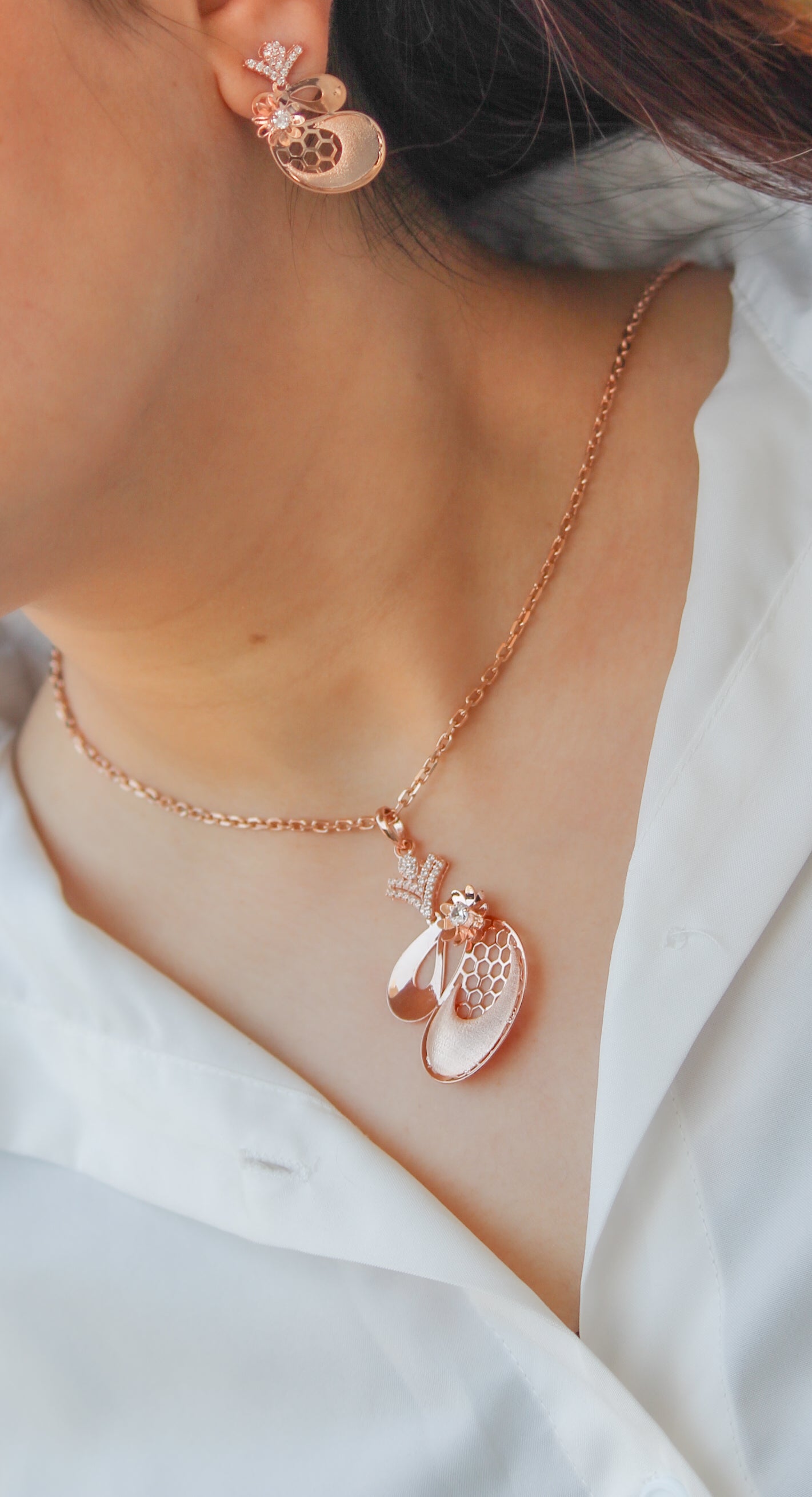 Rose Gold Elegance Set