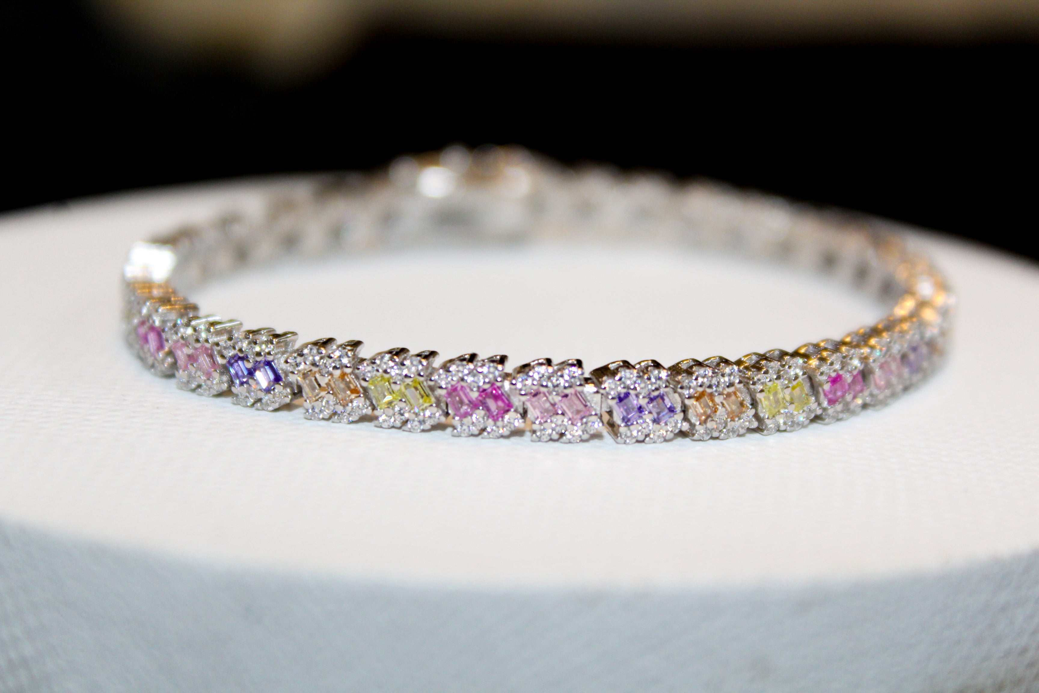 Ethereal Radiance Tennis Bracelet