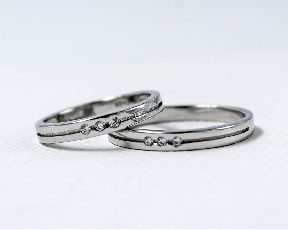 Silver We Are Together Couple Band